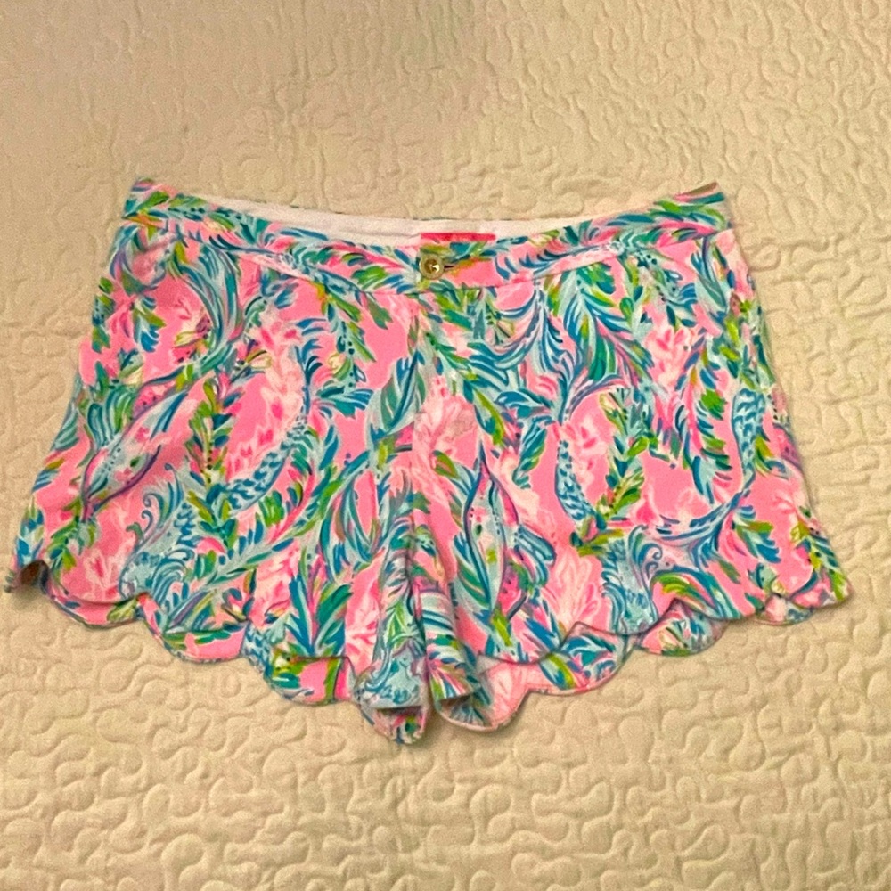 Lilly Pulitzer shorts stretch sz 14